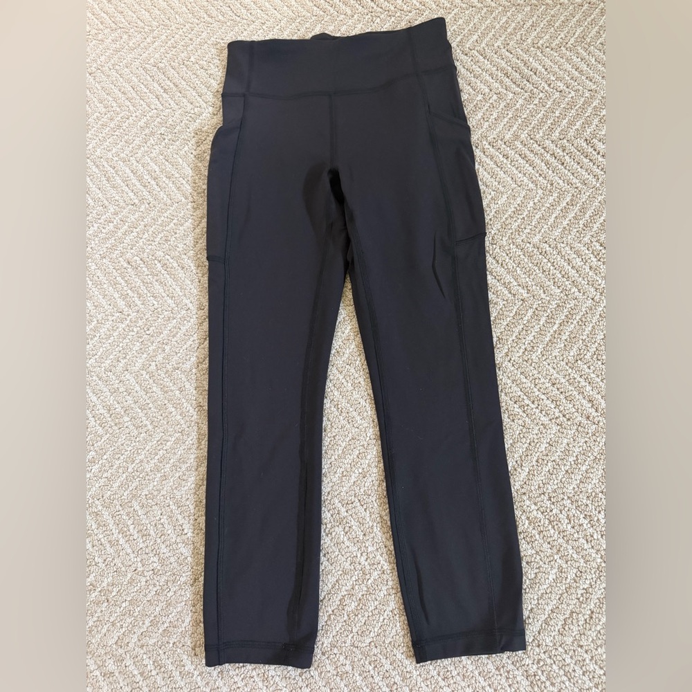 Lululemon Black ‘swift speed’ Leggings with Side Pockets